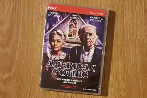 DVD-Cover "American Gothic" mit Yvonne De Carlo und Rod Steiger. Ein amerikanischer Alptraum.