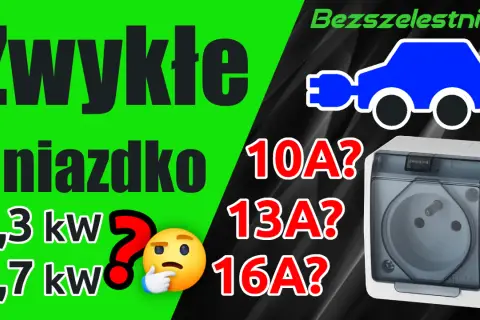 Zwykłe gniazdko vs. ładowanie auta: 2,3 kW, 3,7 kW, 10A, 13A, 16A? Sprawdź napięcie w gniazdku.