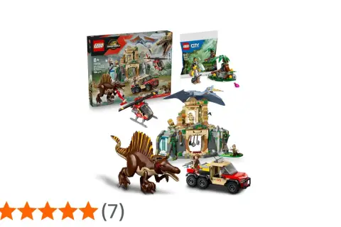 LEGO 76976: Spinosaurus & Air Mission. Ein spannendes Set mit Dinosauriern, Fahrzeugen und einer Flugmission.