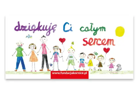 Dziękuję Ci całym sercem! Rysunek dzieci i dorosłych to coś na miły dzień.