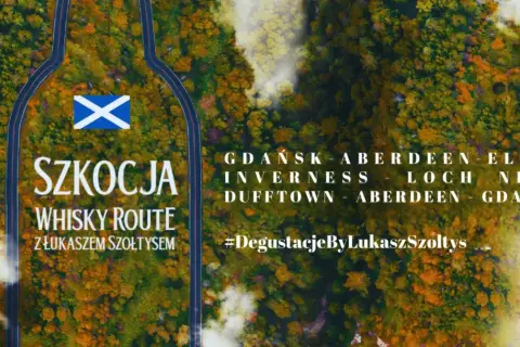 Jak zaplanować wizytę w destylarni w Szkocji szlakiem Speyside? Mapa whisky z Gdańska przez Aberdeen do Elgir.