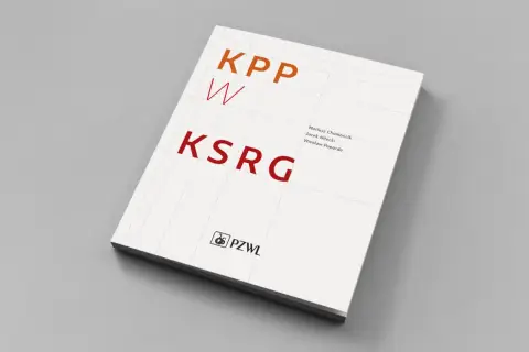 Okładka książki z napisem KPP W KSRG. Autorzy: Mariusz Chomonćik, Jacek Nitecki, Wiesław Poparda. Wydawnictwo PZWL.