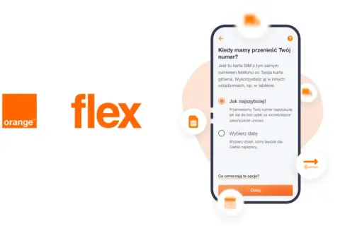 Orange Flex: wybierz, kiedy chcesz dokonać przeniesienia numeru. Szybko czy w wybranym terminie?