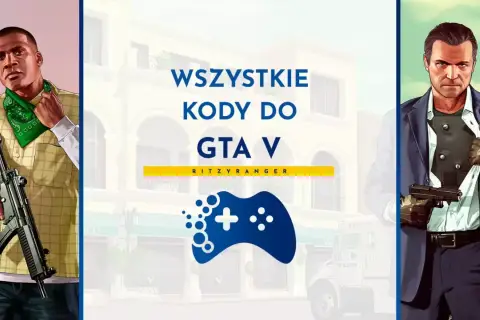 Postacie z GTA V, Franklin i Michael, prezentują wszystkie kody do gry, w tym te na kasę.