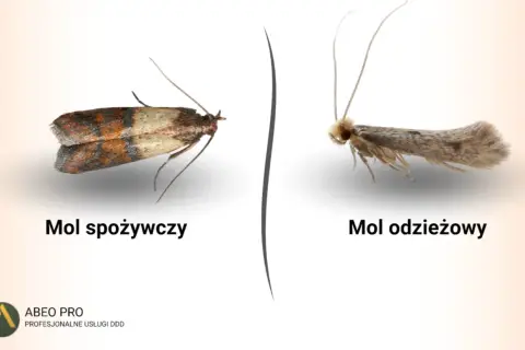 Mol spożywczy i odzieżowy – dwa rodzaje nocnych motyli, które mogą zagrażać Twoim zapasom i garderobie.
