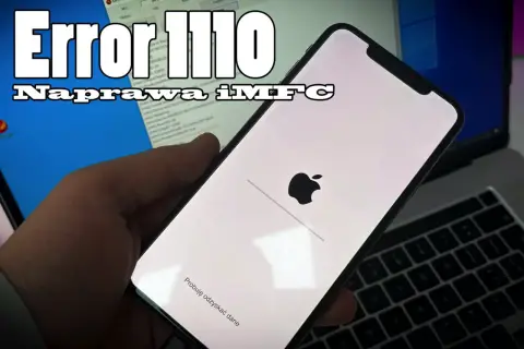 iPhone nie chce się włączyć, wyświetla błąd 1110. Trwa próba odzyskania danych przez iMFC.