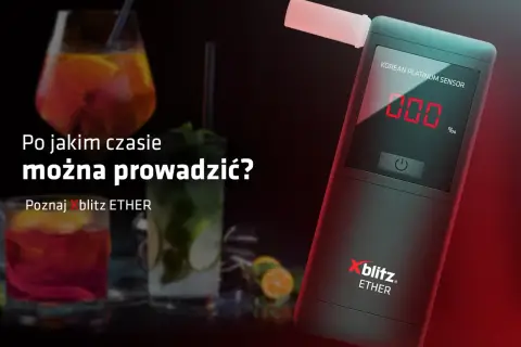 Alkomat Xblitz ETHER pokazuje 0.00 promili. Dowiedz się, ile promili po jednym piwie możesz mieć i kiedy bezpiecznie wsiąść za kierownicę.
