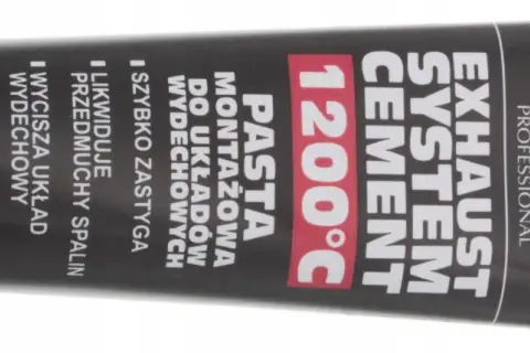 Pasta montażowa do tłumików, 150g. Uszczelnia i wycisza układ wydechowy, odporna na 1200°C.