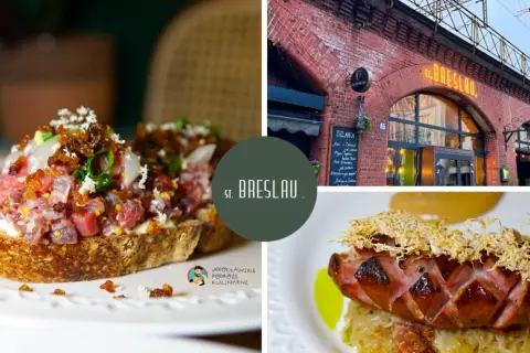 Wrocławskie podróże kulinarne: st. Breslau, tatarski toast i kiełbasa na nasypie Bogusławskiego.