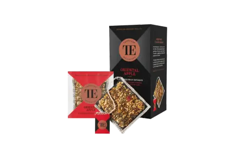 Teahouse Exclusives Oriental Apple: owocowa herbata z jabłkiem, pełna smaku i aromatu.