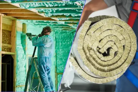 Piana PUR w sprayu kontra wełna mineralna w rolce – porównanie materiałów izolacyjnych.