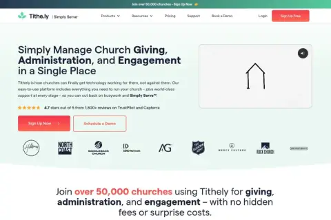 Tithely helps churches manage giving and engagement with no hidden tithely fees.
