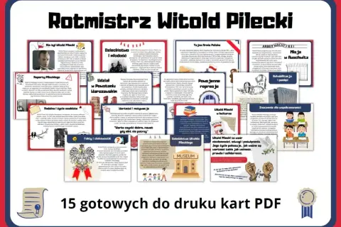 Rotmistrz Witold Pilecki, bohater, który w wojsku walczył o wolność. Jego życie to historia odwagi i poświęcenia.