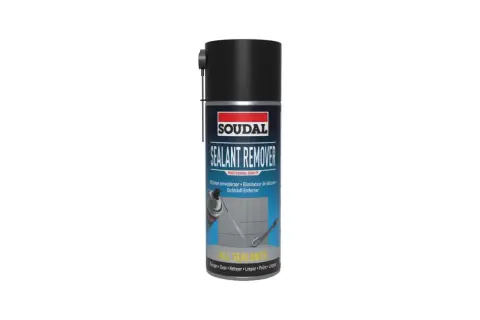 Soudal Sealant Remover - jak odkleić klej mamut. Preparat w sprayu do usuwania silikonu i innych uszczelniaczy.