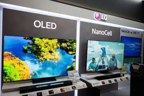 Telewizory LG OLED i NanoCell prezentują żywe obrazy. Technologia miniled zapewnia doskonałą jakość obrazu.