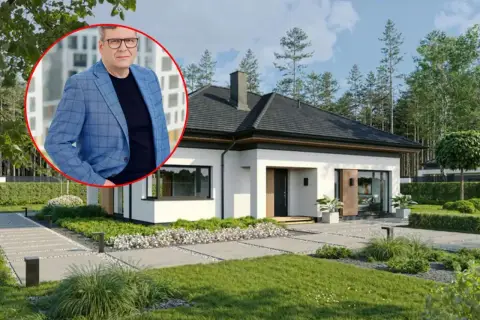 Ekspert omawia, jaki jest koszt budowy domu 150m2. Nowoczesny dom z ogrodem.