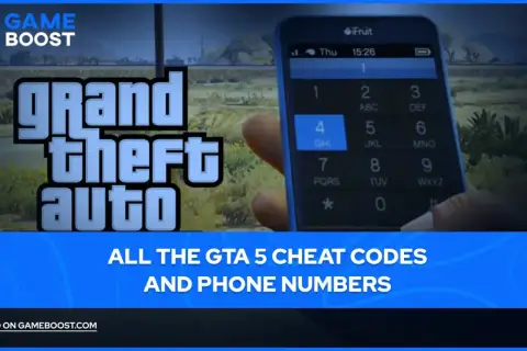 Kody do GTA 5 na telefonie. Odkryj wszystkie kody i numery telefonów do Grand Theft Auto V na GameBoost.com.