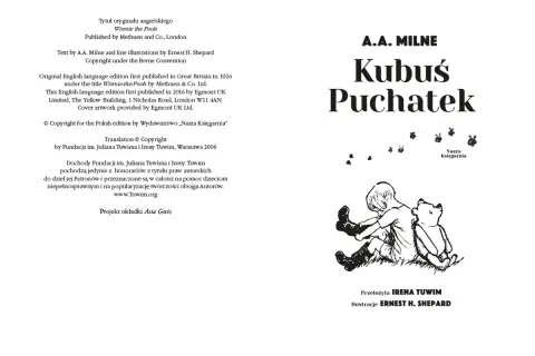 Autor Kubusia Puchatka: Milne, Shepard i Tuwim pełna historia