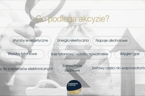 Co podlega akcyzie? Wyroby energetyczne, alkohol, papierosy, samochody i inne towary.