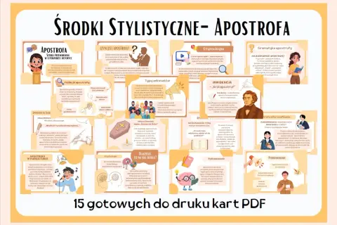 Apostrofa co to? Bezpośredni, uroczysty zwrot do osoby, bóstwa, przedmiotu lub idei. Ożywia tekst, wyraża emocje i buduje więź z odbiorcą.