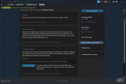 Jak sprawdzić Steam Trade URL? Na stronie ustawień prywatności Steam znajdziesz swój unikalny adres URL do ofert wymiany.