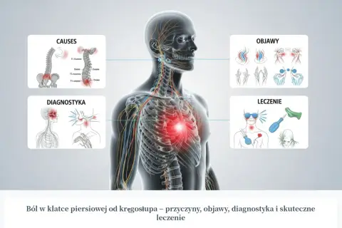 Anatomia bólu w klatce piersiowej: przyczyny, objawy neurologiczne, diagnostyka i leczenie.