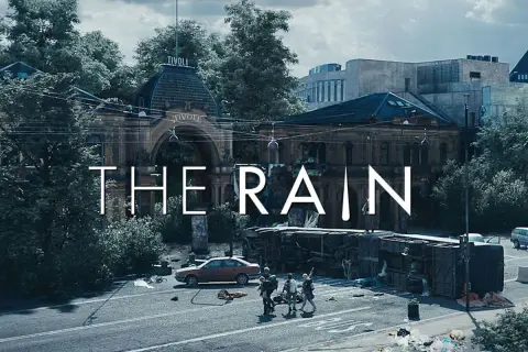 The Rain" - postapokaliptyczny serial, który wciąga jak najlepsze najnowsze seriale kryminalne skandynawskie. Zniszczone miasto, przewrócony autobus i grupa ocalałych.