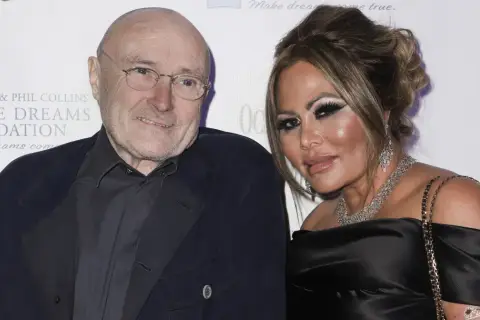 Phil Collins z żoną Orianne na gali fundacji Little Dreams.
