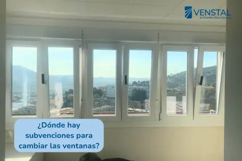 Ventanas Venstal de nueva generación con vistas a la ciudad. ¿Buscas subvenciones para cambiar tus ventanas?