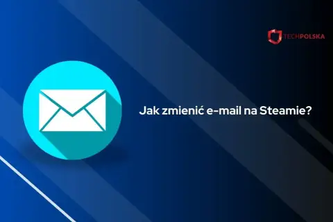 Ikona koperty i tekst "Jak zmienić e-mail na Steamie?". Dowiedz się, czy można zmienić email na Steam.