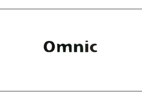 Napis "Omnic" na białym tle.