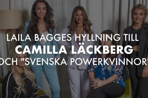 Fyra starka svenska powerkvinnor, inklusive Camilla Läckberg, samlade i en hyllning.