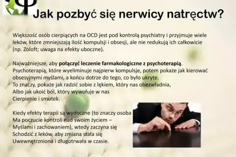Jak pozbyć się nerwicy natręctw? Leczenie farmakologiczne i psychoterapia. Mężczyzna pochylony nad stołem, symbolizujący skupienie i walkę z obsesjami.