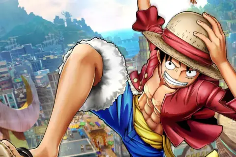 Luffy in azione, pronto per nuove avventure nel mondo di One Piece World Seeker. La recensione del gioco promette azione e esplorazione.