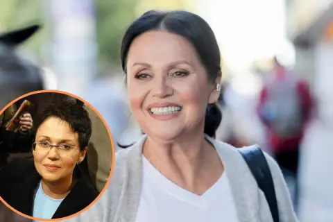 Małgorzata Pieńkowska, aktorka, w dwóch odsłonach. Wiek aktorki to tajemnica, ale jej uśmiech mówi wszystko.