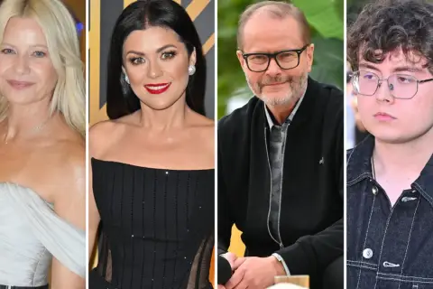 Cztery twarze: blondynka, brunetka, mężczyzna w okularach i młody chłopak. Czy zastanawiałeś się, ile zarabia aktor w serialu?