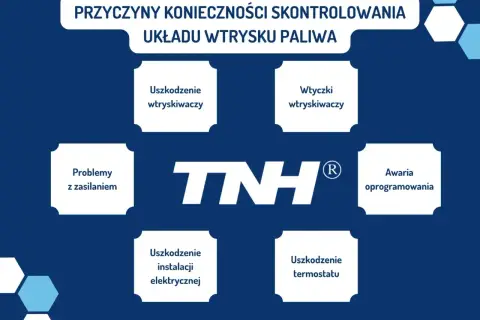 Przyczyny konieczności kontroli układu wtrysku paliwa: uszkodzenie wtryskiwaczy, wtyczki, problemy z zasilaniem, awaria oprogramowania, uszkodzenie instalacji elektrycznej, uszkodzenie termostatu.