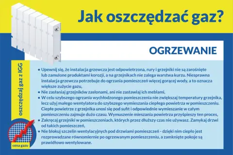 Jak działa ogrzewanie gazowe? Porady dotyczące oszczędzania gazu: odpowietrz grzejniki, nie zasłaniaj ich, zamykaj drzwi.