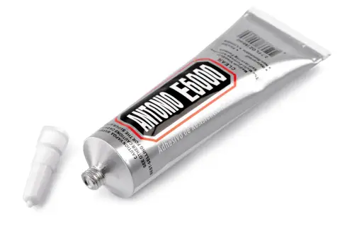 Tubka kleju Antonio E6000, idealna jako klej do metalu. Wodoodporny, wielofunkcyjny, szybkoschnący.