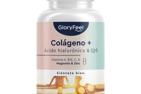 GloryFeel Colágeno + Ácido Hialurónico & Q10. Descubre para qué sirve el marine collagen para tu bienestar. Vitaminas y minerales.