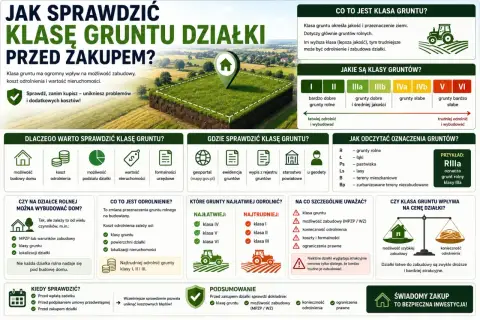 Jak podzielić działkę rolną? Sprawdź klasę gruntu przed zakupem, by uniknąć problemów i kosztów. Dowiedz się, jak odczytać oznaczenia i gdzie szukać informacji.