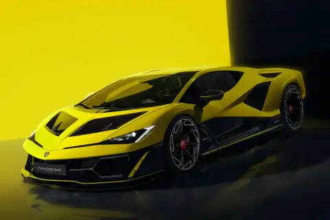 Żółte Lamborghini Fenomeno, marzenie wielu. Zastanawiasz się, ile kosztuje Lamborghini sto? To cudo techniki i designu.