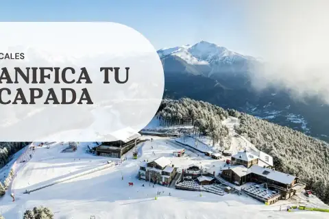 Planifica tu escapada a Andorra, con sus pistas nevadas y montañas majestuosas. ¡Un destino ideal para disfrutar del invierno!