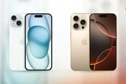 Dwa iPhone'y, biały i złoty, prezentują się obok siebie. Czy to dowód, jaka marka telefonu jest najlepsza?