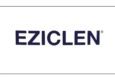 Logo EZICLEN. Nazwa marki widoczna na białym tle.