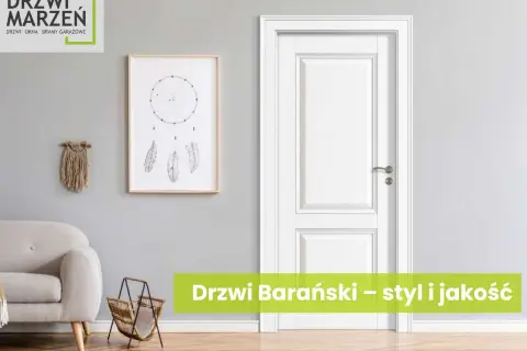Nowoczesne wnętrze z drzwiami Barański. Styl i jakość, które docenisz.