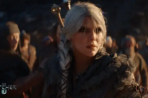 Ciri, gotowa do walki, z mieczem za plecami. Zapowiedź Wiedźmin 4.