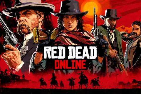 Postacie z Red Dead Redemption 2 Online, w tym szeryf, łucznik i rewolwerowiec, gotowi na przygodę w nowym DLC.