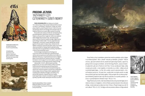 Obraz przedstawia scenę biblijną z Egiptu, gdzie widać piramidy i zniszczone budowle, sugerując koniec cywilizacji.