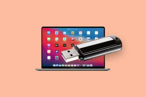 Pendrive na ekranie MacBooka. Dowiedz się, jak odzyskać pliki z pendrive, gdy dane znikną.